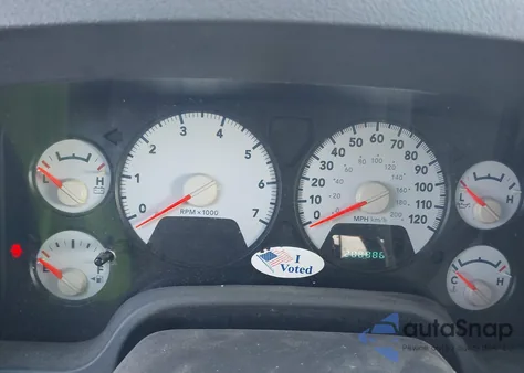 2006 Dodge Ram 1500 Slt из США, поврежденный, VIN 3D7KS19D36G242418